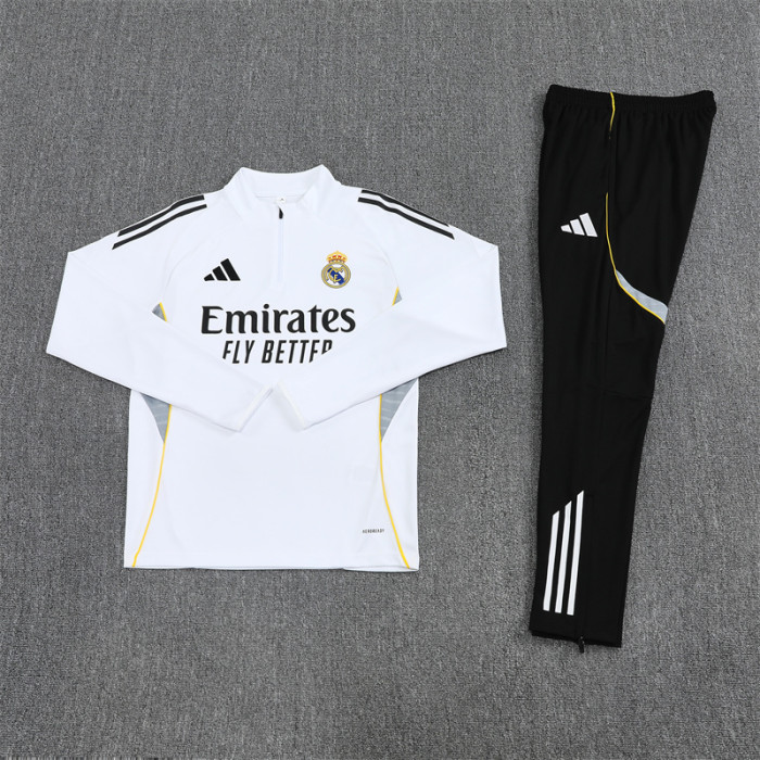 25/26 Real Madrid Kids training suit white