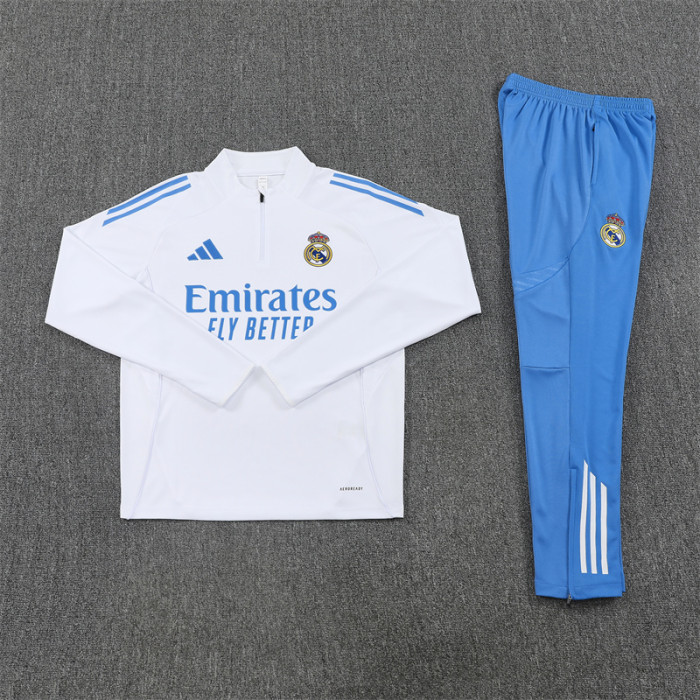 25/26 Real Madrid Adult training suit white