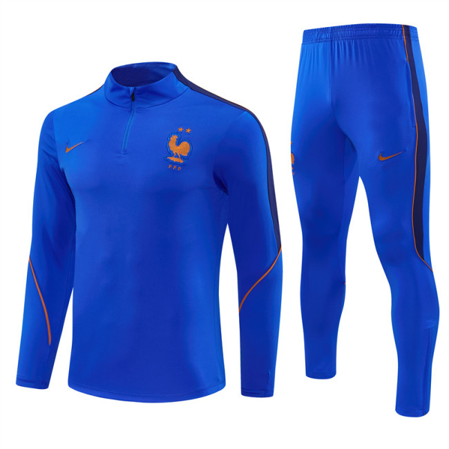 26/27 France kids training suit blue