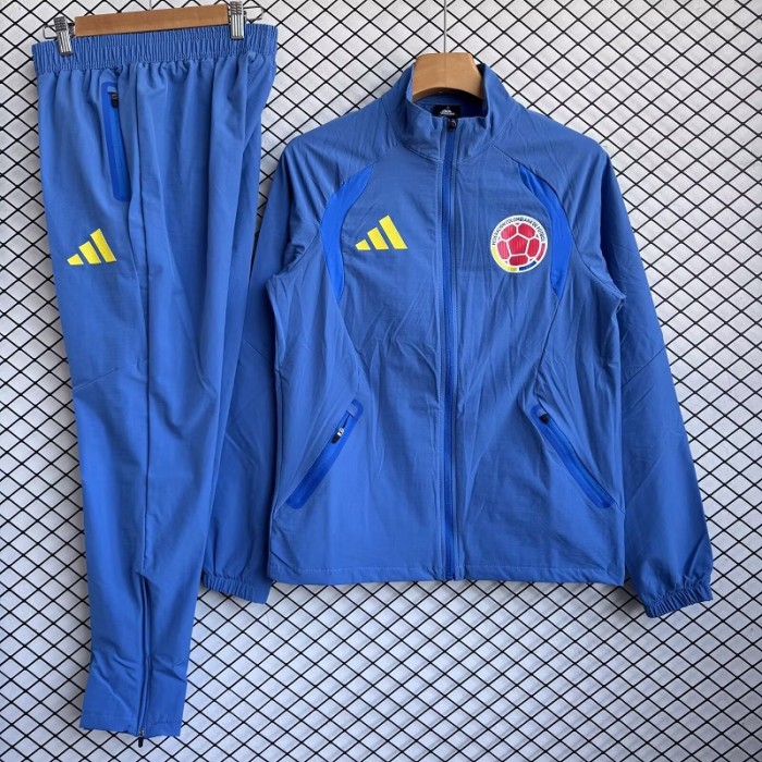 26/27 Colombia Adult training suit sky blue trench coat