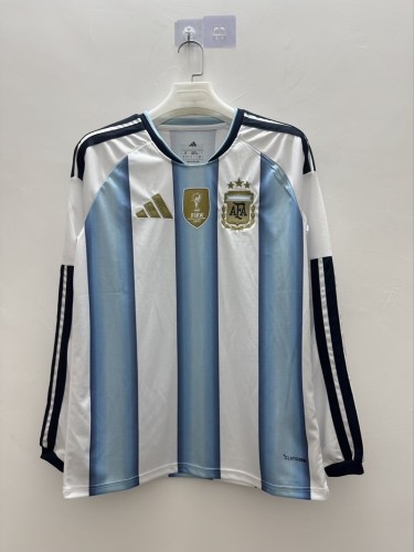 26/27 Argentina home football Jersey long sleeves