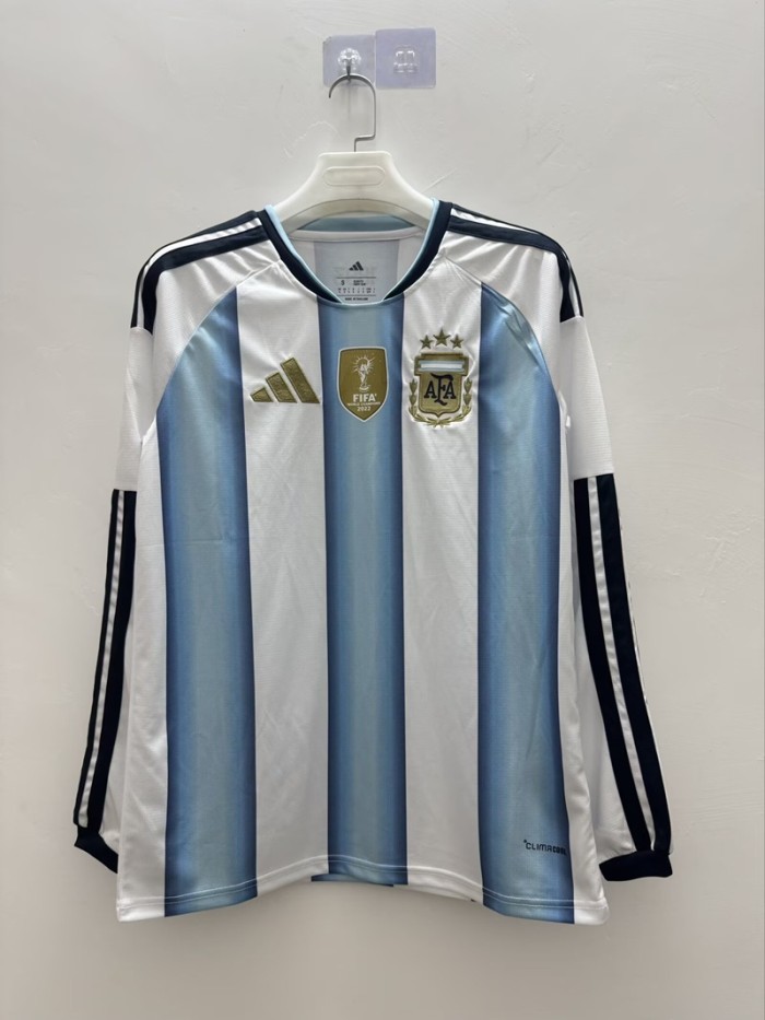 26/27 Argentina home football Jersey long sleeves