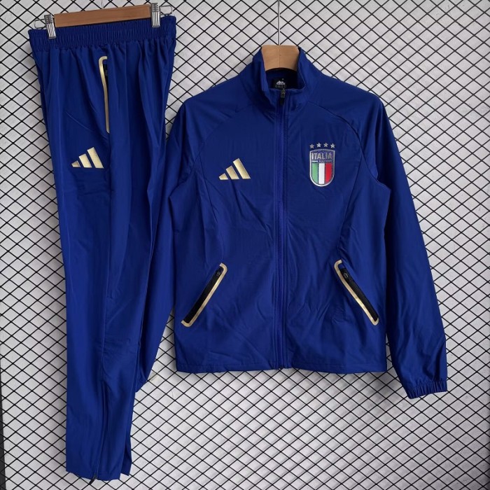 26/27 Italy Adult training suit blue trench coat