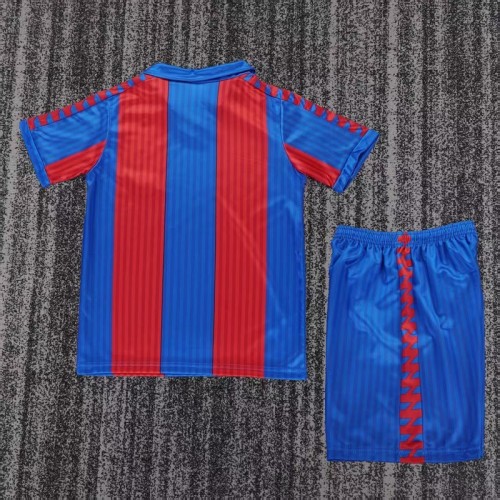 Retro 89/92 Barcelona home kids kit