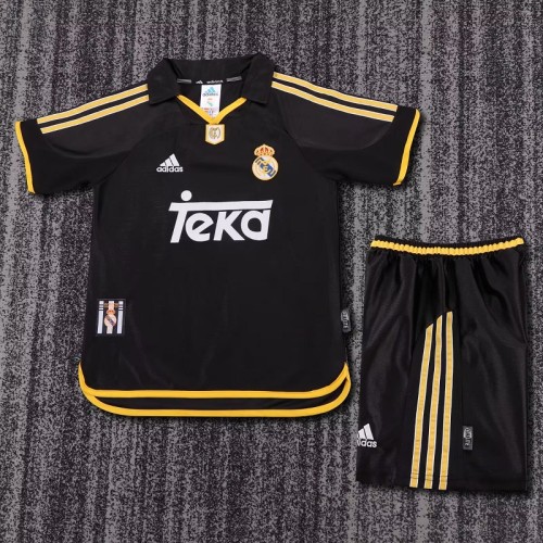 Retro 99/00 Real Madrid Away kids kit