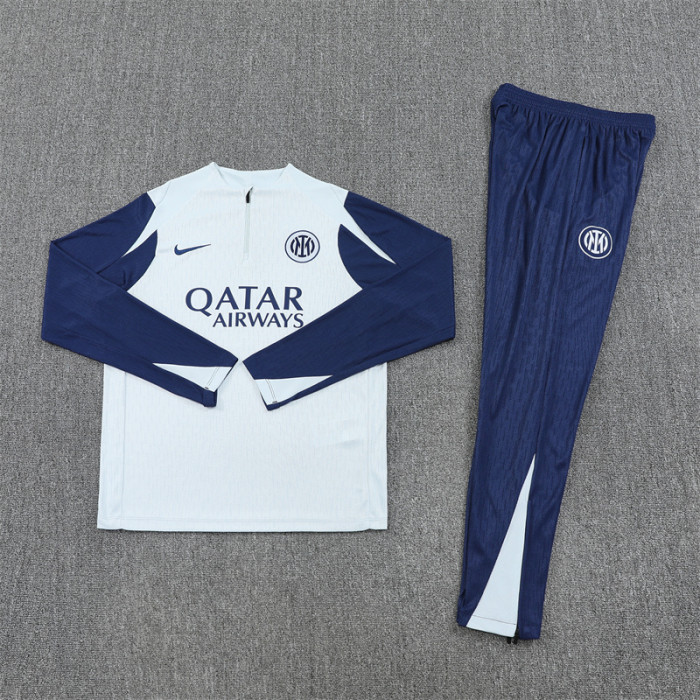 25/26 inter milan kids training suit light gray