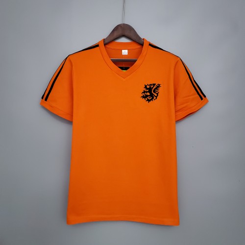 Retro Netherlands 1974 Training Suit Orange