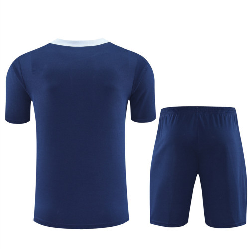 25/26 inter milan short sleeved  Kids training kit royal blue