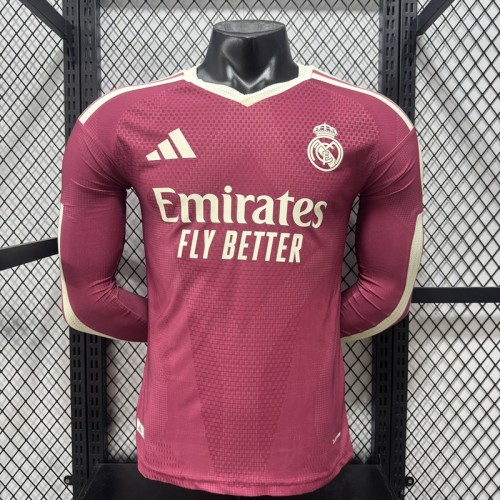 26/27 Real Madrid third Player Version long sleeves