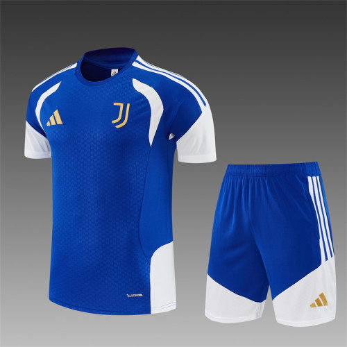 26/27 Juventus Short sleeve training Adult suit blue