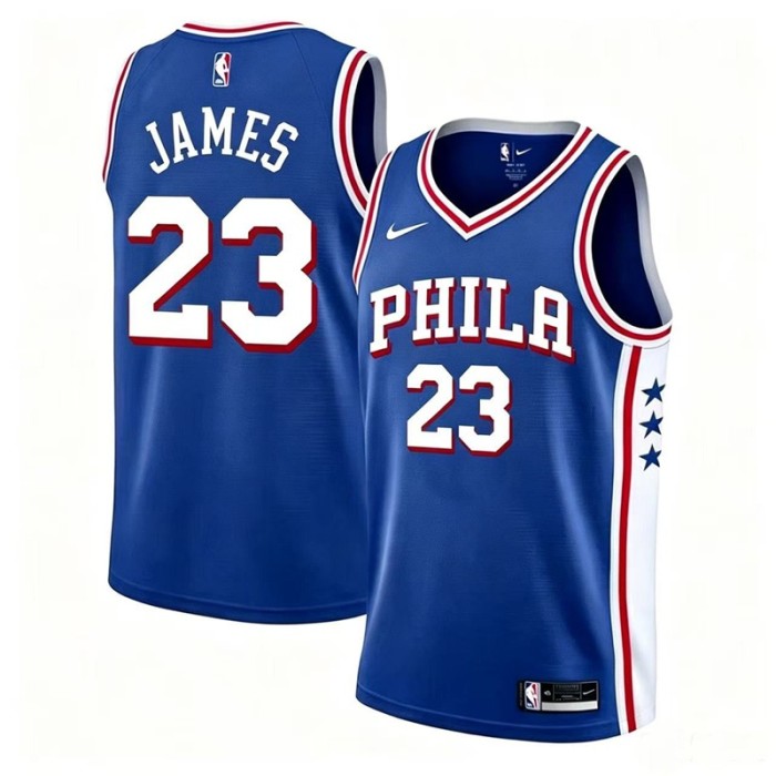 NBA Philadelphia 76ers JAMES #23 Basketball Jersey