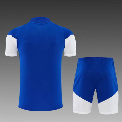 26/27 Juventus Short sleeve training Adult suit blue