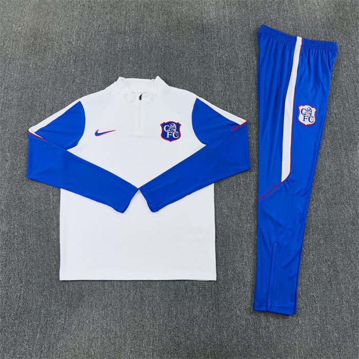26/27 Chelsea  Adult training suit blue white
