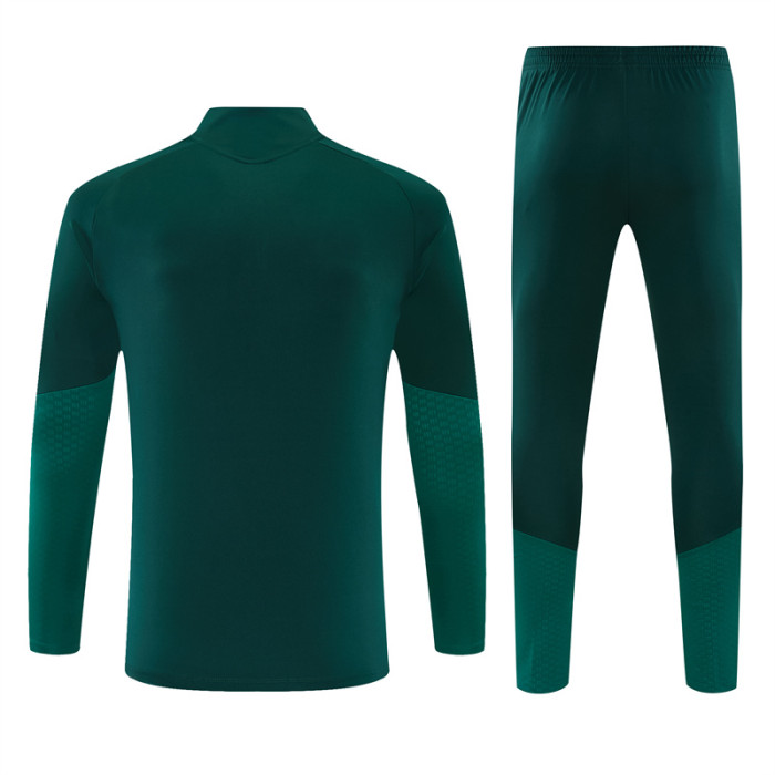 26/27 Real Madrid Kids training suit dark green