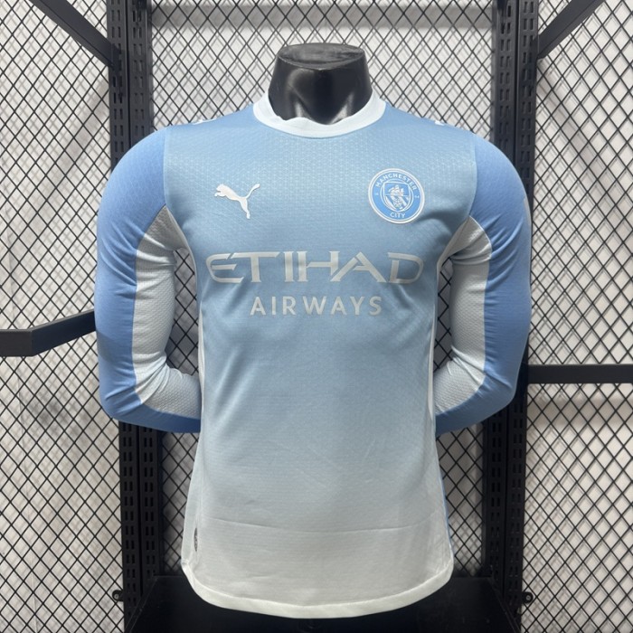 26/27 Manchester City home Player version long sleeves