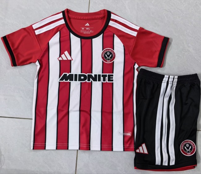 26/27 Sheffield United home kids kit