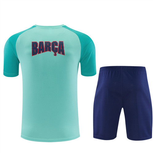 26/27 Barcelona kids Short sleeve training suit blue