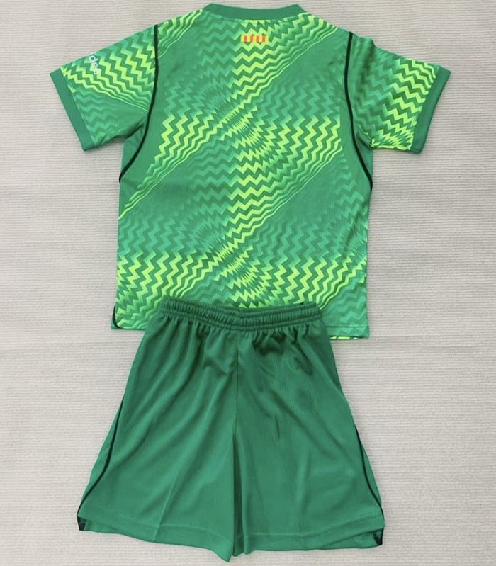26/27 Barcelona Goalkeeper kids kit green