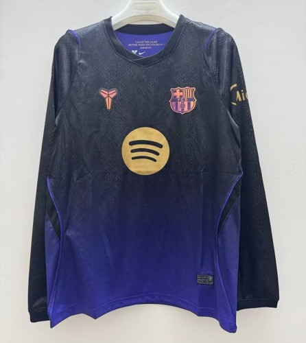 26/27 Barcelona Away long sleeves football Jersey