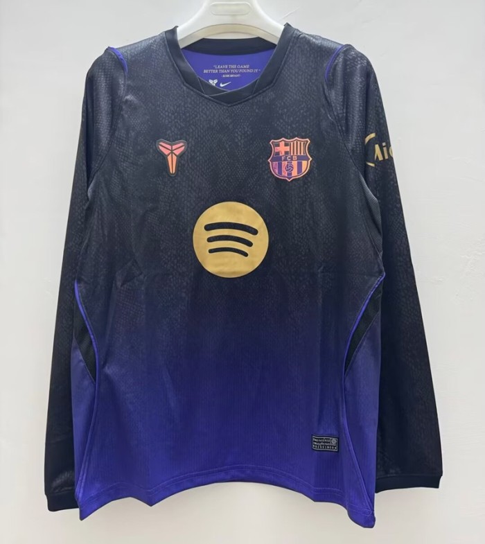 26/27 Barcelona Away long sleeves football Jersey