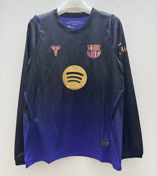 26/27 Barcelona Away long sleeves football Jersey
