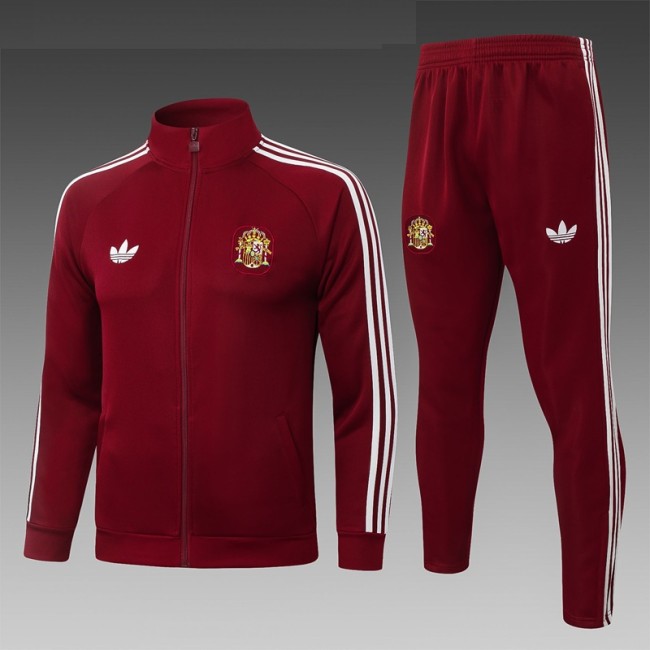26/27 Spain Adult jacket maroon