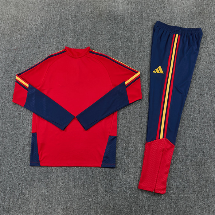 26/27 Spain kids training suit red