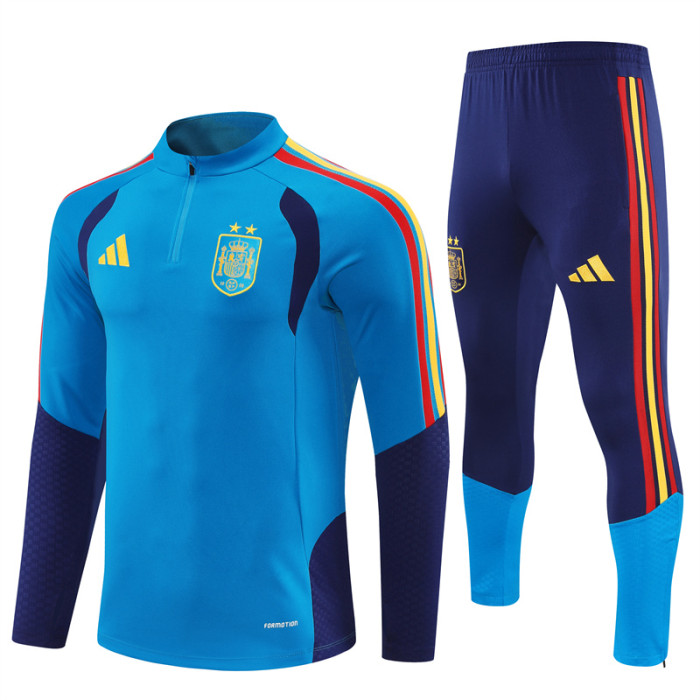 26/27 Spain kids training suit Royal Blue