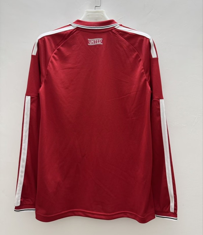 27/28 Manchester United home Long sleeve football jersey