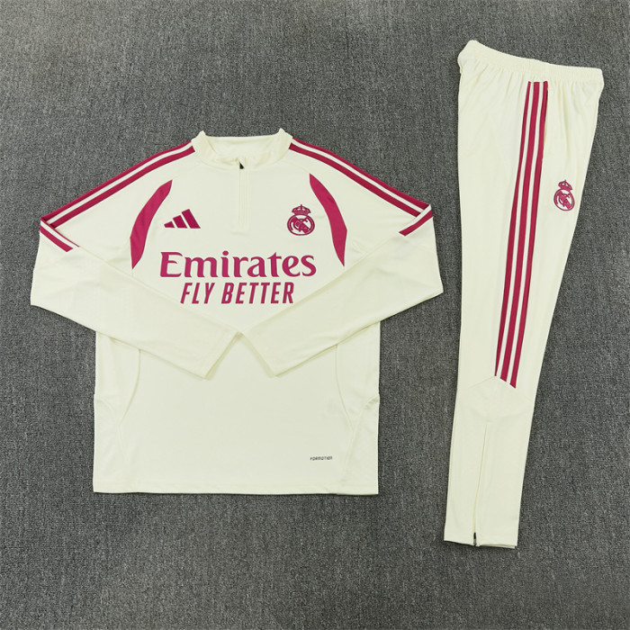26/27 Real Madrid Adult training suit beige