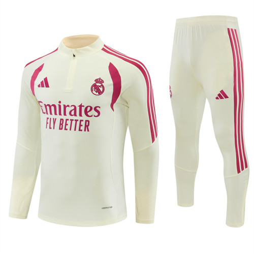 26/27 Real Madrid Kids training suit beige