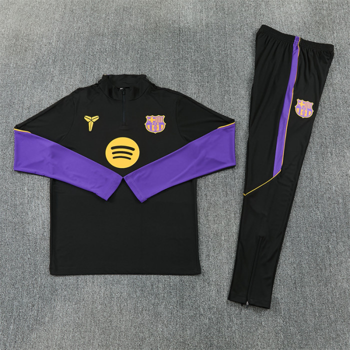 26/27 Barcelona kids training suit light black