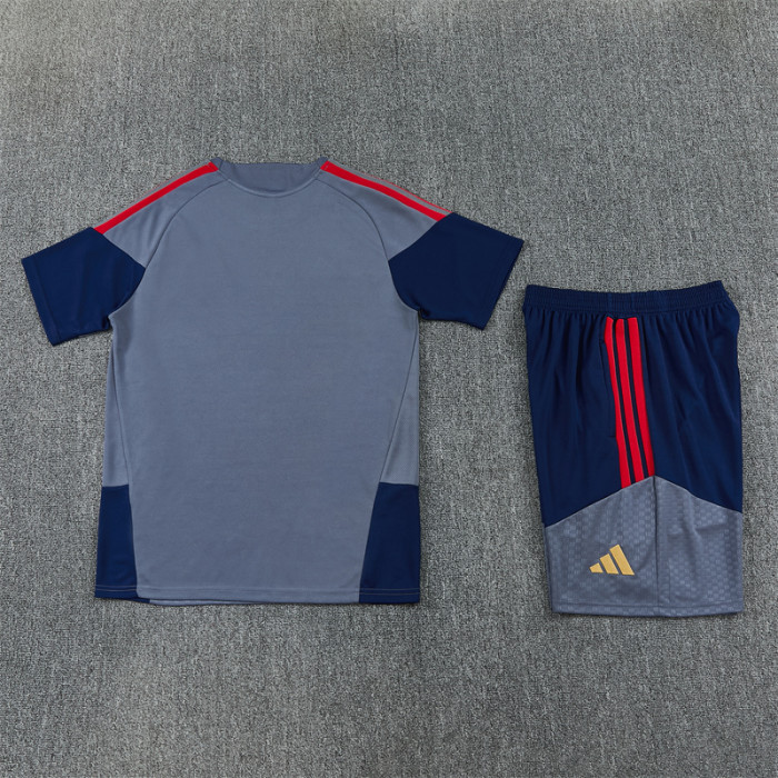 26/27 Bayern Munich Short sleeve training suit grey