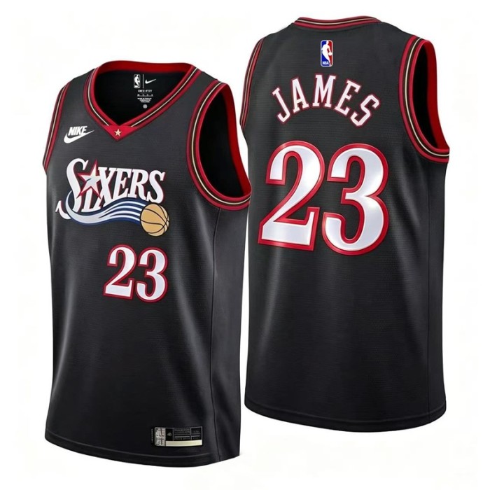 NBA Philadelphia 76ers JAMES #23 Basketball Jersey
