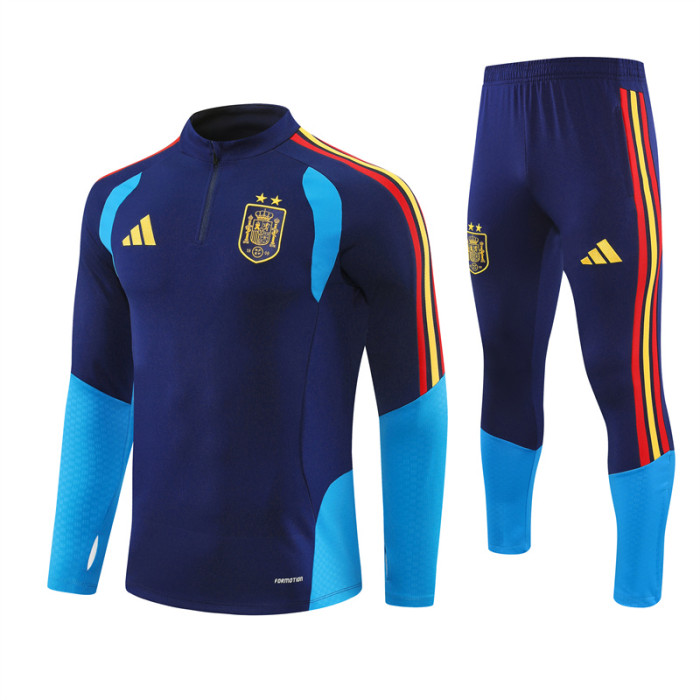26/27 Spain kids training suit Royal Blue