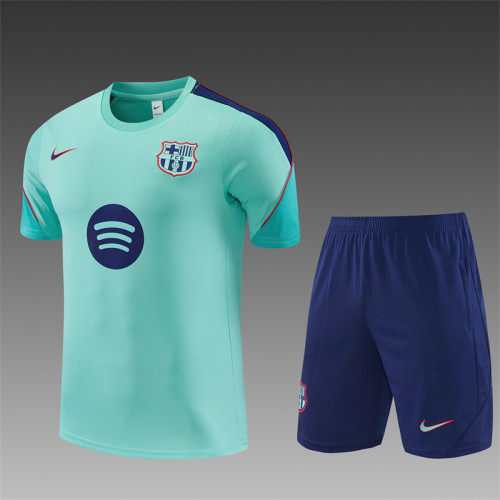 26/27 Barcelona Short sleeve Adult training suit blue