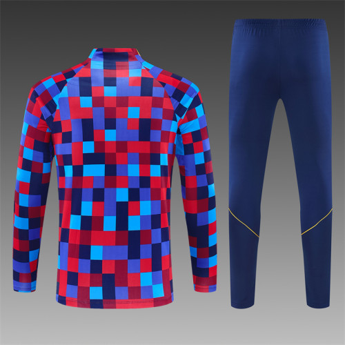 26/27 Barcelona Adult training suit light red blue