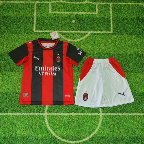 26/27 AC milan home kids kit