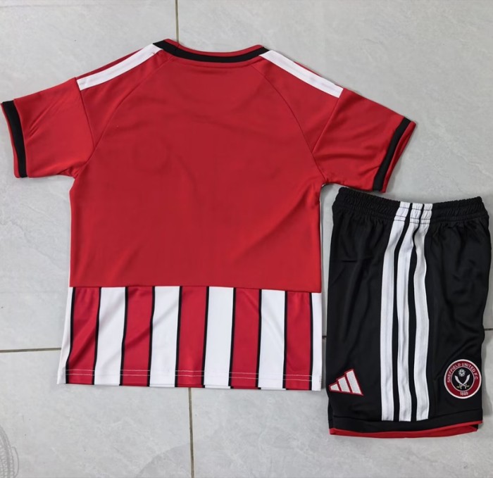 26/27 Sheffield United home kids kit