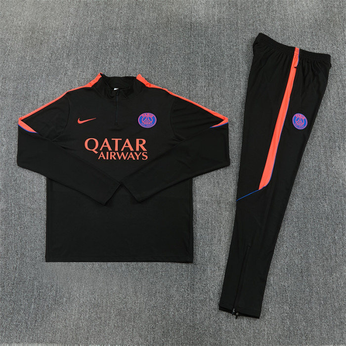 26/27 PSG kids training suit black