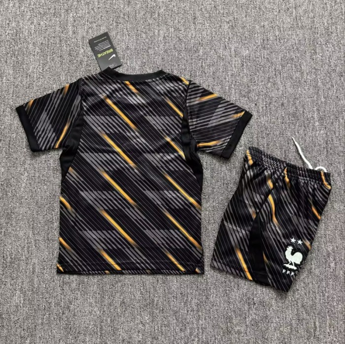 26/27 France goalkeeper kids kit black