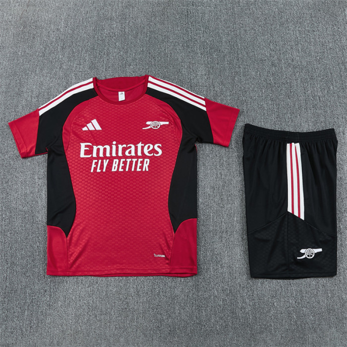 26/27 Arsenal kids Short sleeve training suit red