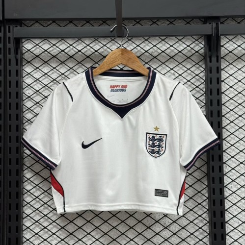 26/27 England home women's short football Jersey