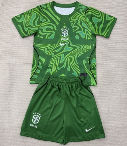 2026 Brazil goalkeeper Adult Set green