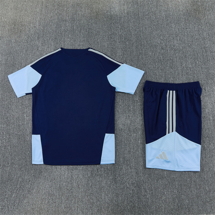 26/27 Ajax kids Short sleeve training suit Royal Blue