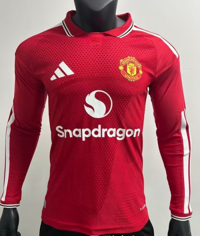 26/27 Manchester United home Player Version long sleeves
