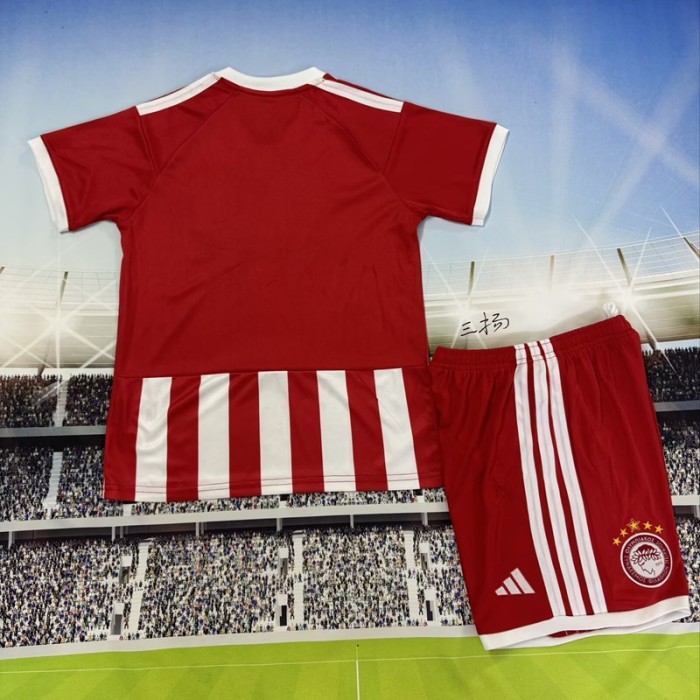 26/27 Olympiacos home kids kit