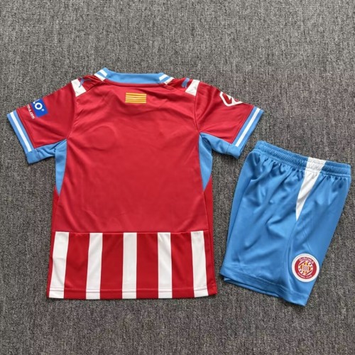 26/27 Girona home kids kit