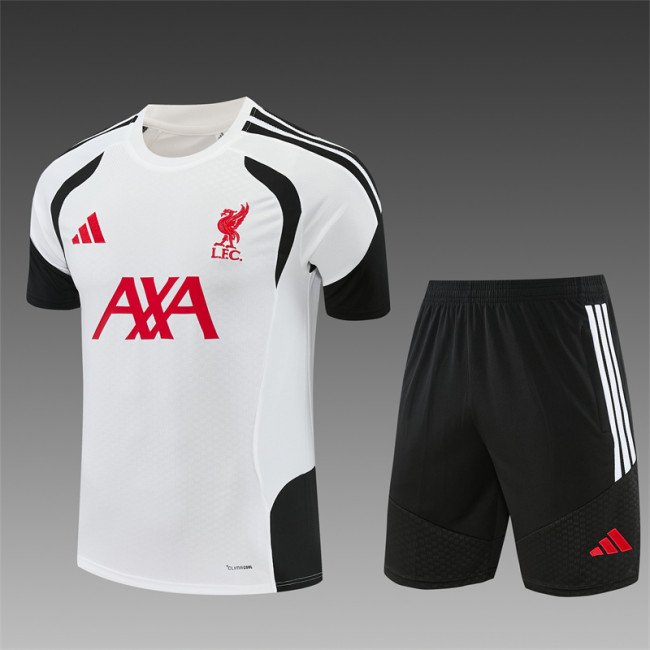 26/27 Liverpool Short sleeve training suit white