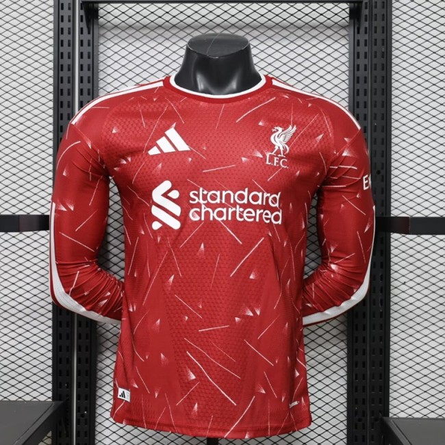 26/27 liverpool home Player Version long sleeves